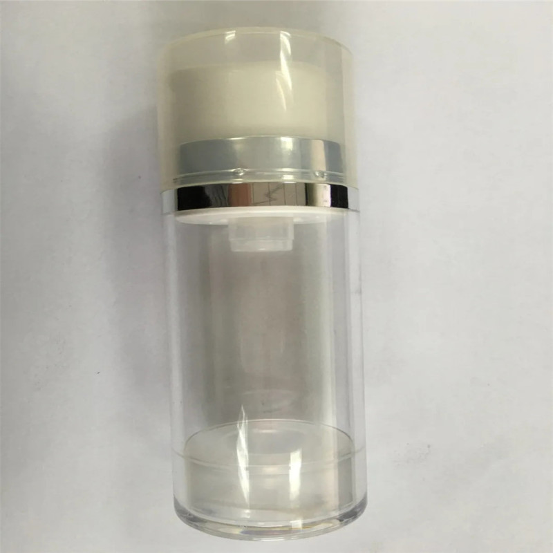 China Manufacturer Transparent Airless Bottle Airless Bottle Cosmetic Plastic Bottle