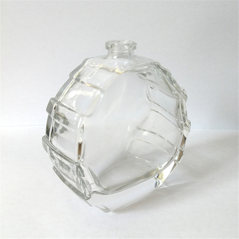 Screen Printing Unique Glass Perfume Bottles crystal perfume bottle