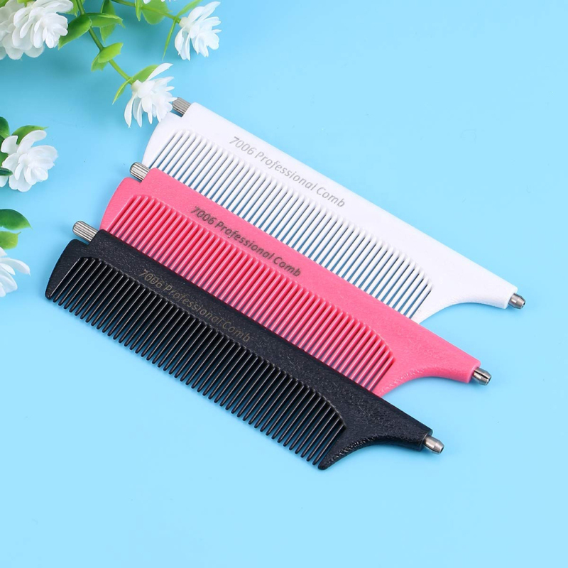 Fine Hair Comb Salon Retractable Pintail Combs Professional Hairdressing Tools 
