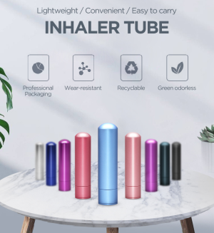 Wholesale Small Essential Oil Inhaler Bottles Case Colorful Design For Logo Custom