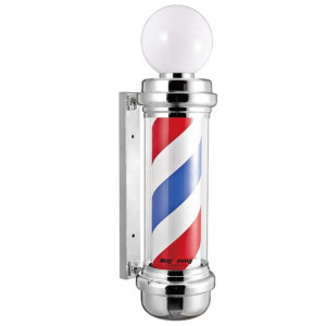 Hot sell CE classical 2 light rotating barber shop pole