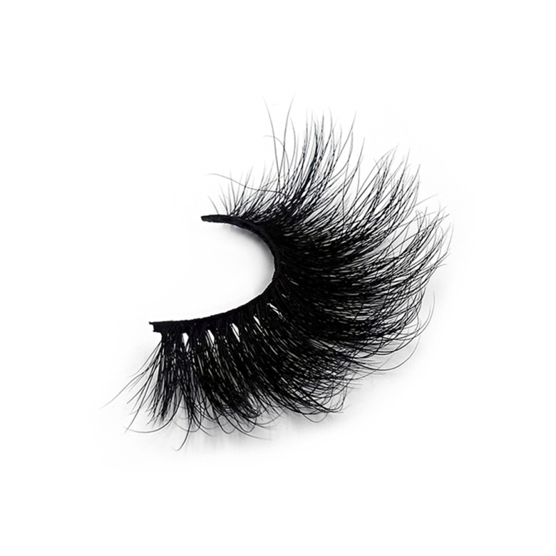 100% siberian 3d mink hair eyelashes 25mm extra long lashes with round packaging 