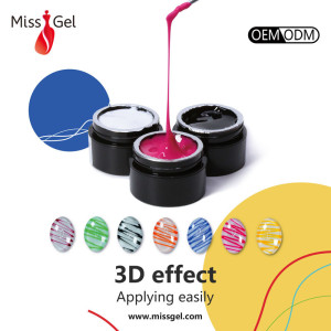 Missgel oem private label nail art color painting gel wiredrawing line drawing spider gel 