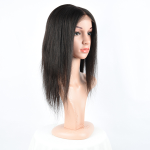 100% Brazilian Remy Hair Swiss Lace Front Wig