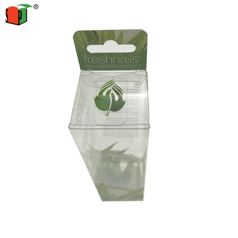 Professional manufacturer wholesale clear plastic nail polish packaging box
