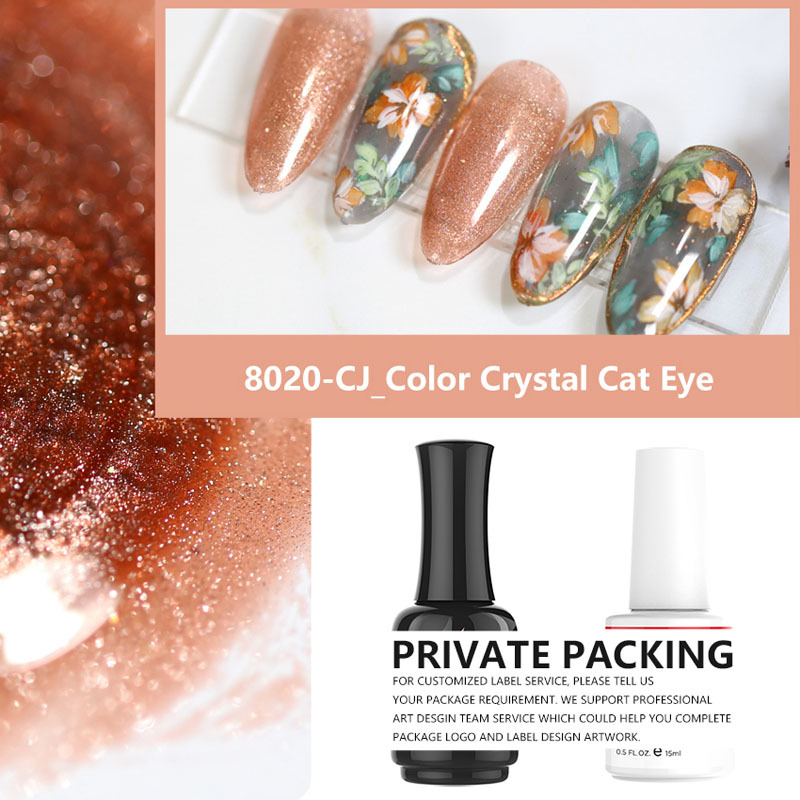 Missgel magic crystal cat eye gel nail polish 8020-CJ 