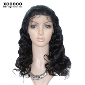 Quality 100% Cuticle Aligned Brazilian Human Hair Full Lace Wig 