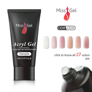 Missgel wholesale nail extension product acrylic poly gel nail