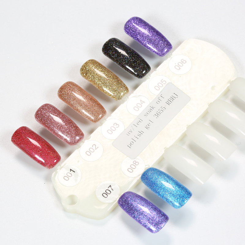 Missgel manufacture nail art cosmetic soak off glitter uv gel polish 