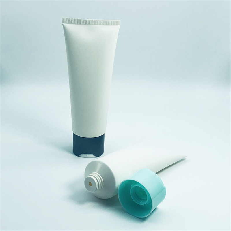 Soft Plastic Tube Biodegradable PCR Plastic Packaging Tubes with chiaki Lid cover 