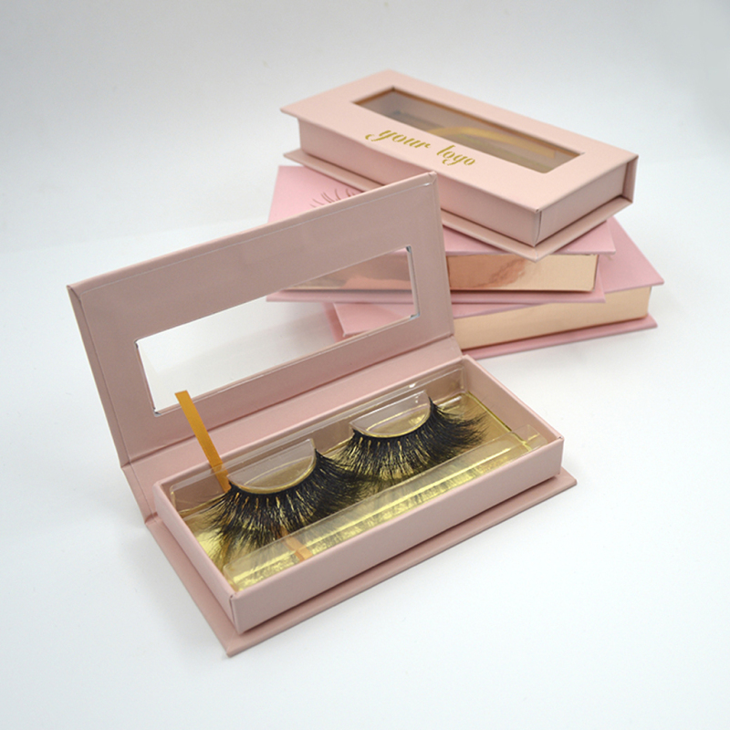 100% siberian 3d mink hair eyelashes 25mm extra long lashes with round packaging 