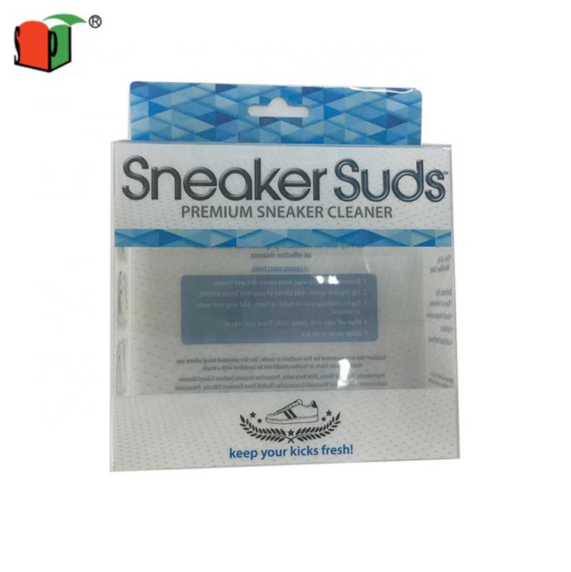 Factory price personal care plastic packaging box for sneaker cleaner 