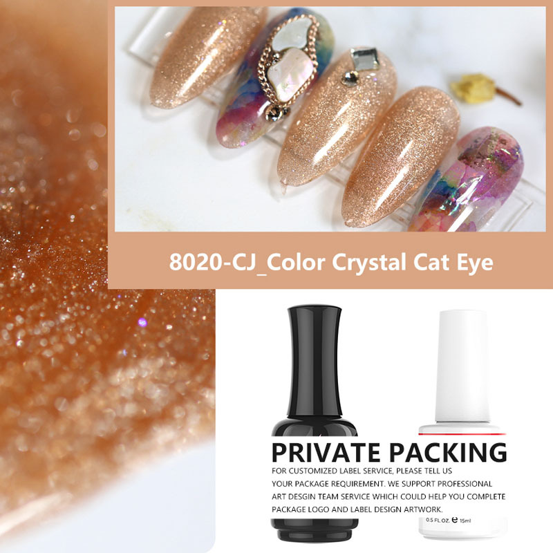 Missgel magic crystal cat eye gel nail polish 8020-CJ 