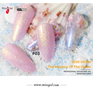 Missgel private label nail art glitter gel 2020-HYZM 