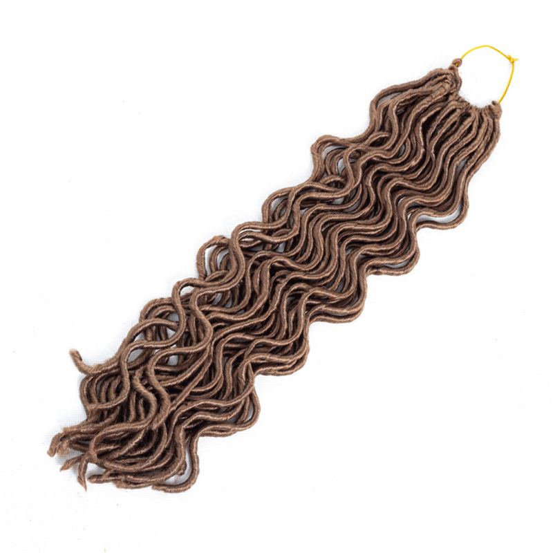 2020 Premium Crochet Braids Curly Crochet Dreadlock Braiding Hair Extensions Havana Mambo Faux Locs Crochet Twist Hair