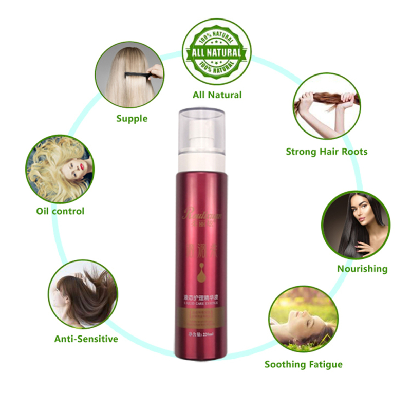 Wholesale custom moisturizing silky fiber gloss hair moisture spray 