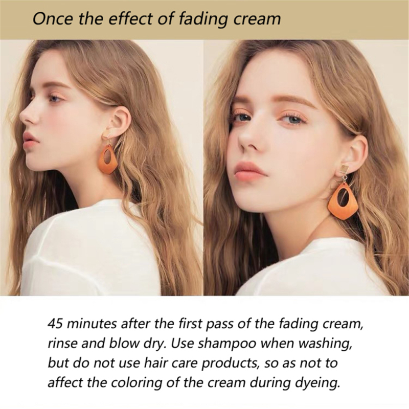Salon Use Color Bleaching Cream Mild Ingredient Hair Bleaching Cream