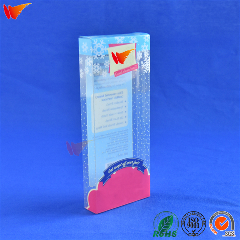 wanli brand pvc pet pp material cosmetic box printed makeup brush set packaging custom box 