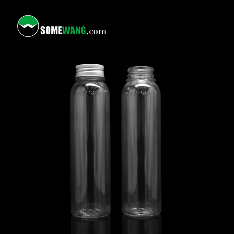 High Quality Cosmetic PETG Material Rectangle Bottle for Sun Tanning Oil 