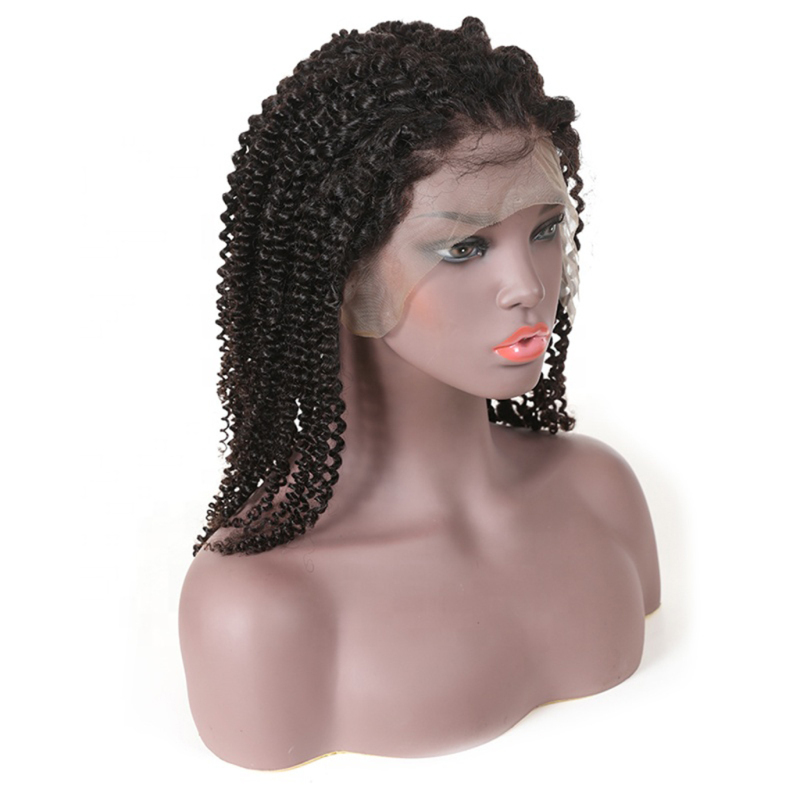 Ali Queen 100% Human Hair Kinky Curly full lace wig 10 12 14 16 18 20 inches