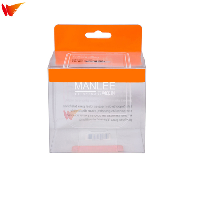 wanli brand foldable plastic boxes makeup pen brush clear folding pp pet pvc packaging package box 