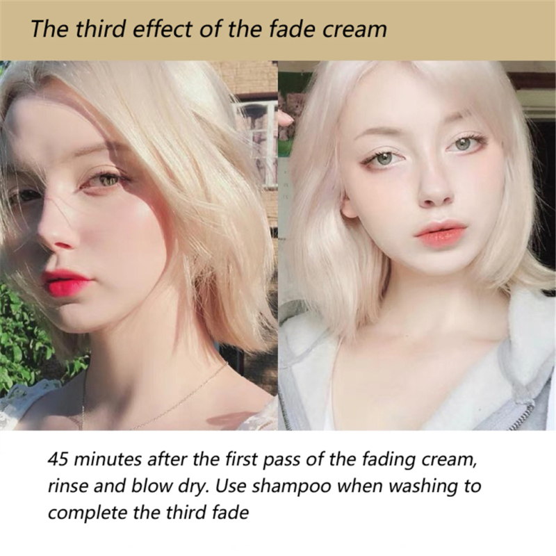 Salon Use Color Bleaching Cream Mild Ingredient Hair Bleaching Cream