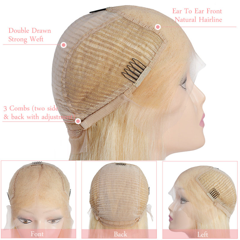 Aliqueen 13x4 short bob wigs for black women, 100% human hair 8 10 12 14 inch short bob wig