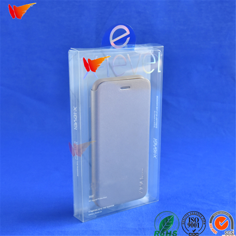 Add to CompareShare custom PVC PET PP materials mobile phone shell packaging clear box 
