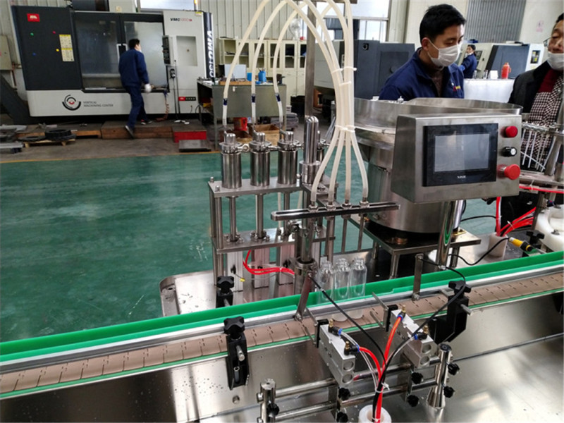 Automatic 75% Alcohol Disinfection Body Spray Filling Machine and Labeling Machine 