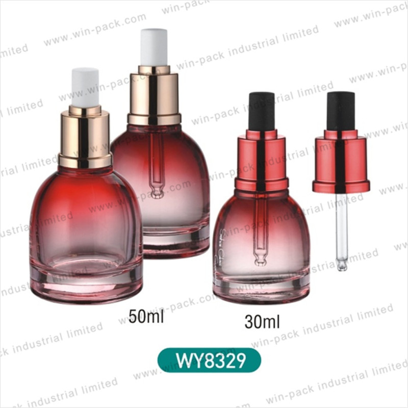 Winpack High Quality Gradient 30ml Dropper Bottle With Aluminum Collar