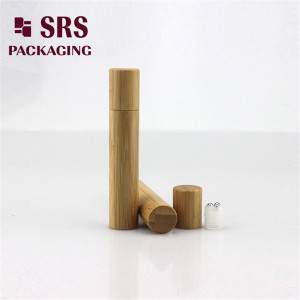 Manufacture natural eco-friendly 15ml bamboo roll on bottle