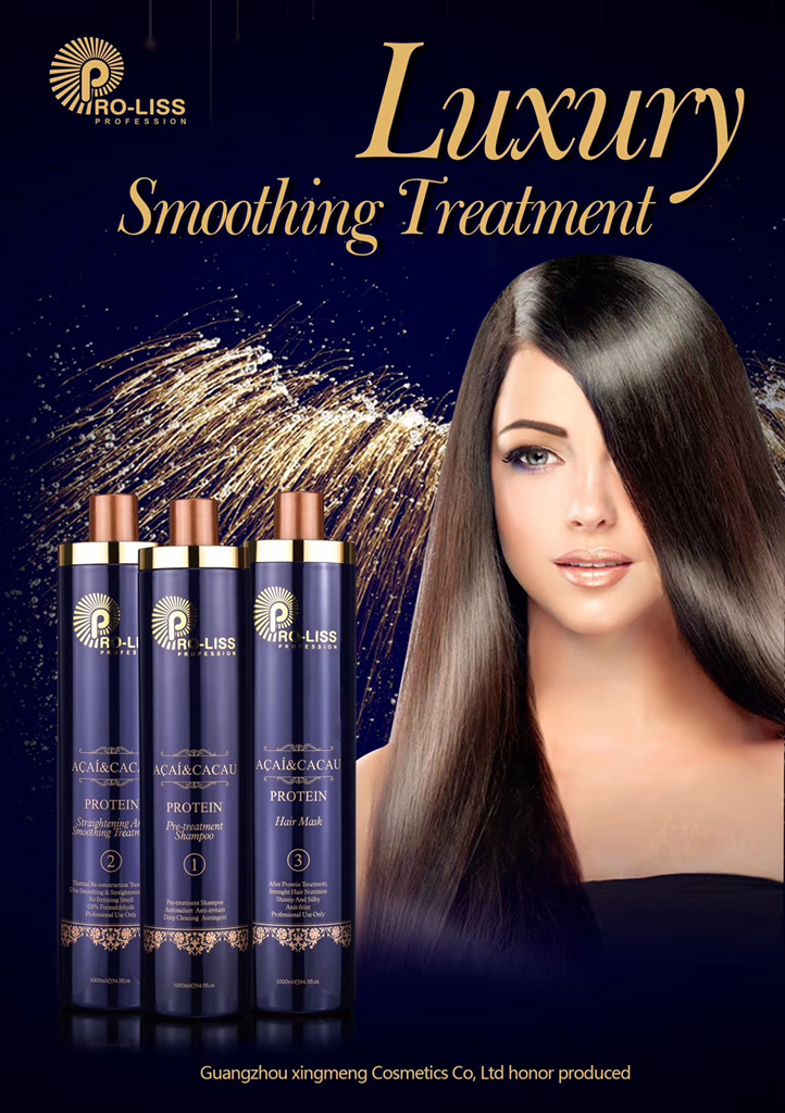 Pro-liss Brand Private Label Professional Lasting Over 6 Months Smoothing Protein Repair Hair Keratin Treatment Kit