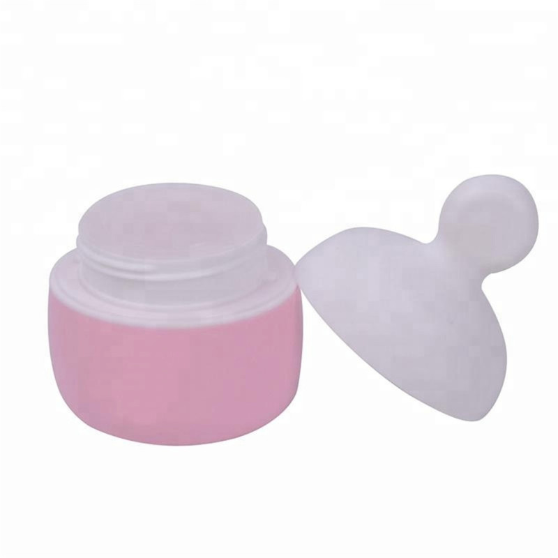 New plastic jar 50ml, jar cosmetic color high cap, plastic cream jar container