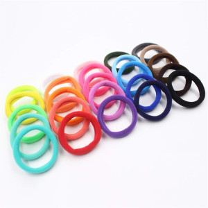 MY GIRL Seamless soft Hair Ties Band for Thick and Curly Hair bulk 