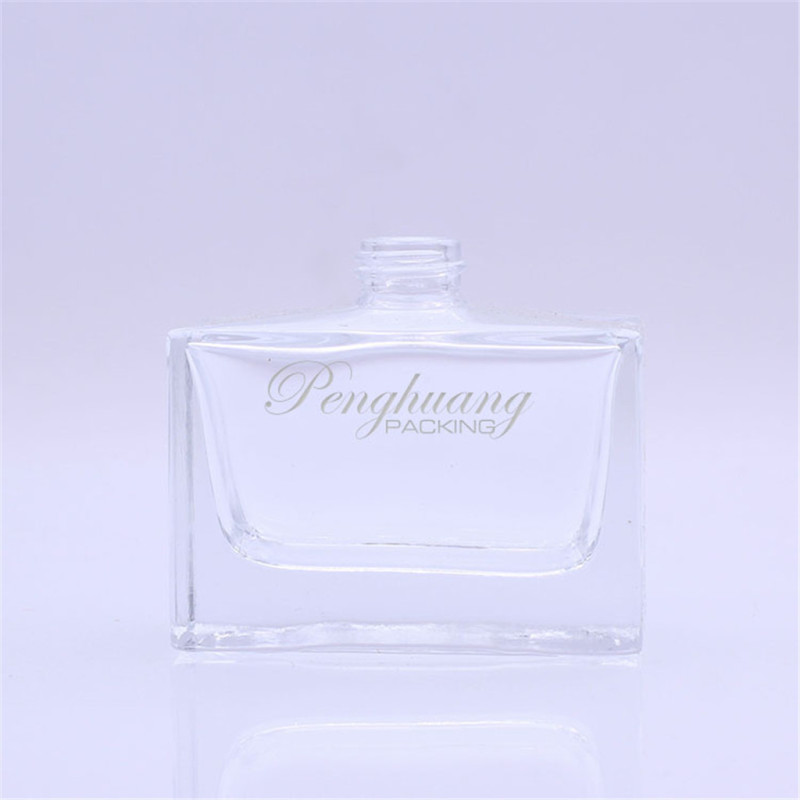 Stock 33.5ml clear glass perfume bottles empty bottle with spray cap