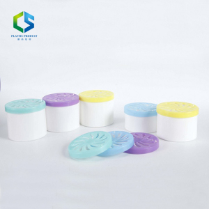 Wholesale custom aromatherapy aluminum box round hollow 100ML aluminum can air purification solid