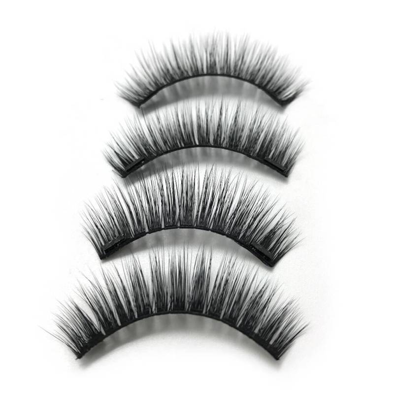 Hotselling Permanent Reusable Strip 3D Magnetic Eyelashes Chinese Makeup Brands