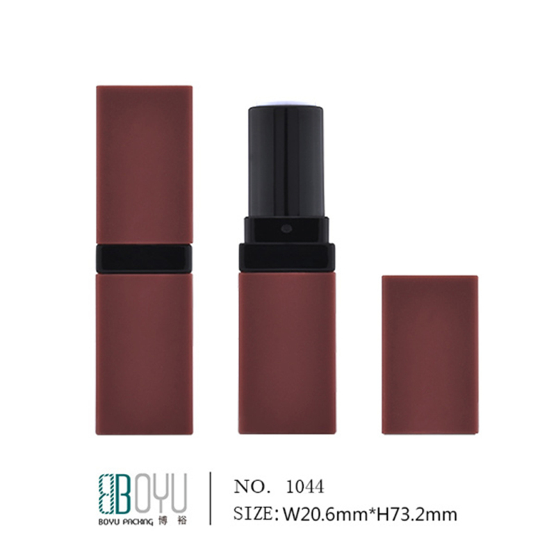 cosmetic lipstick tube packaging with lip design 