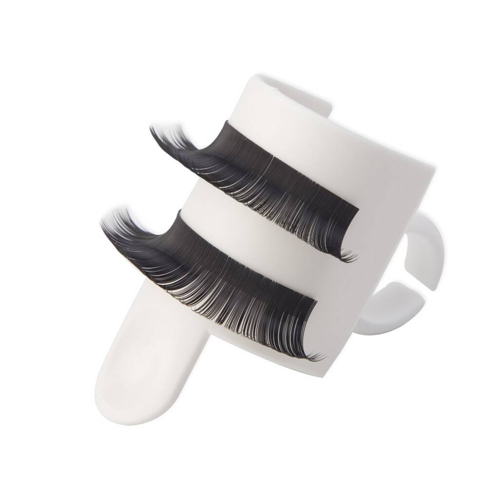 Eyelash Extension Glue Ring Adhesive Eyelash Pallet U-shape Holder Set U-band False Eyelashes Holder Makeup Kit Tool Device Tool 