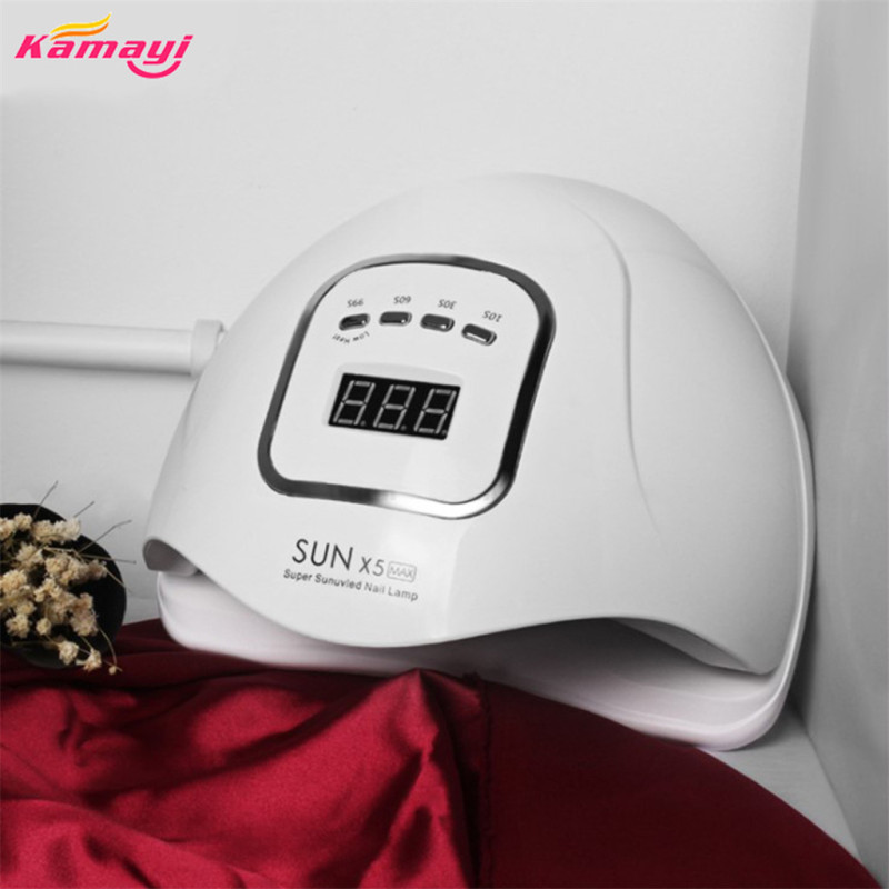 Kamayi 110W 4 Speed Automatic Led Nail Dryer Machine 45 UV/LED Dual Light Beads Gel Curing Polishing Timing Lamp nail dryer 