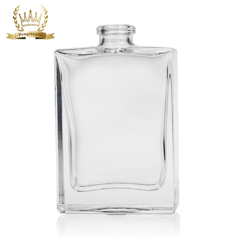 Wholesale Refillable Design 30ml Square Empty Perfume Atomizer Glass Spray Pump Bottle