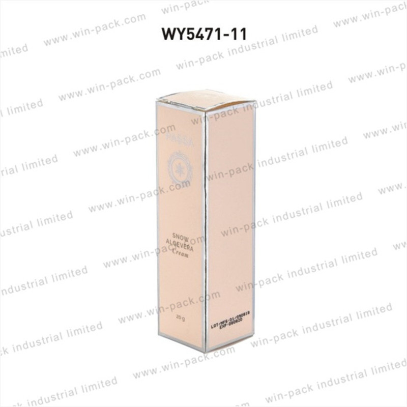Winpack China Factory White Cosmetic Lotion Bottle Box Outer Packing