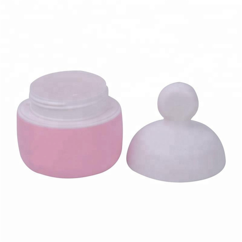 New plastic jar 50ml, jar cosmetic color high cap, plastic cream jar container