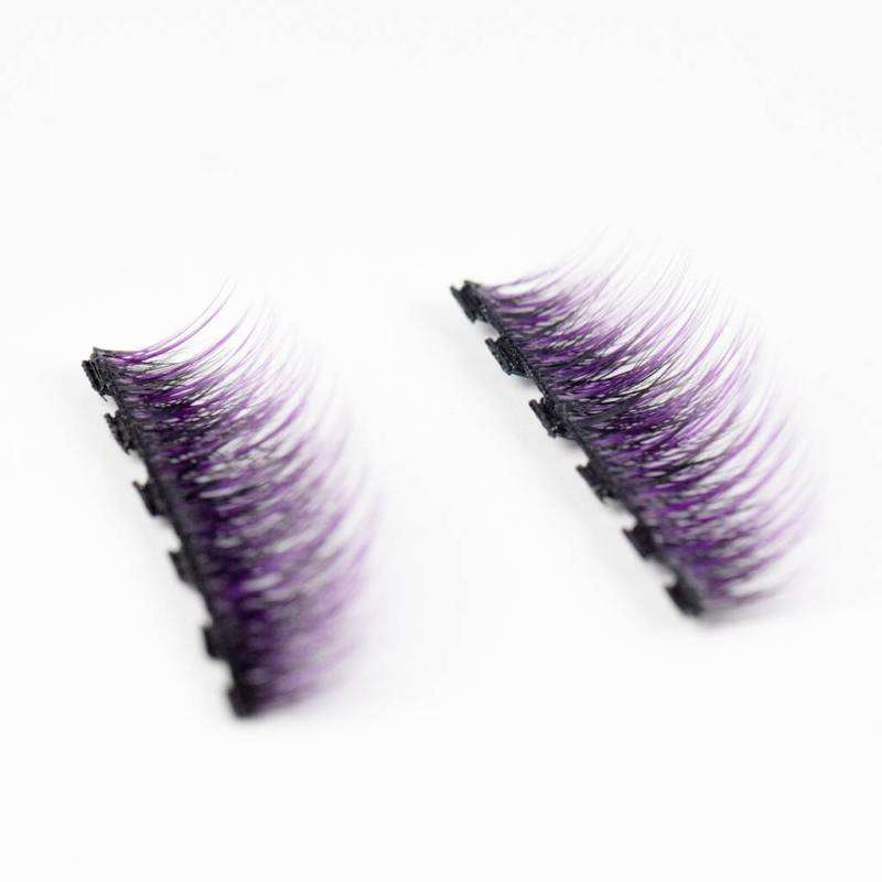 liruijie 2020 new magnetic lashes 3D mink colorful mink eyelashes with wholesale price