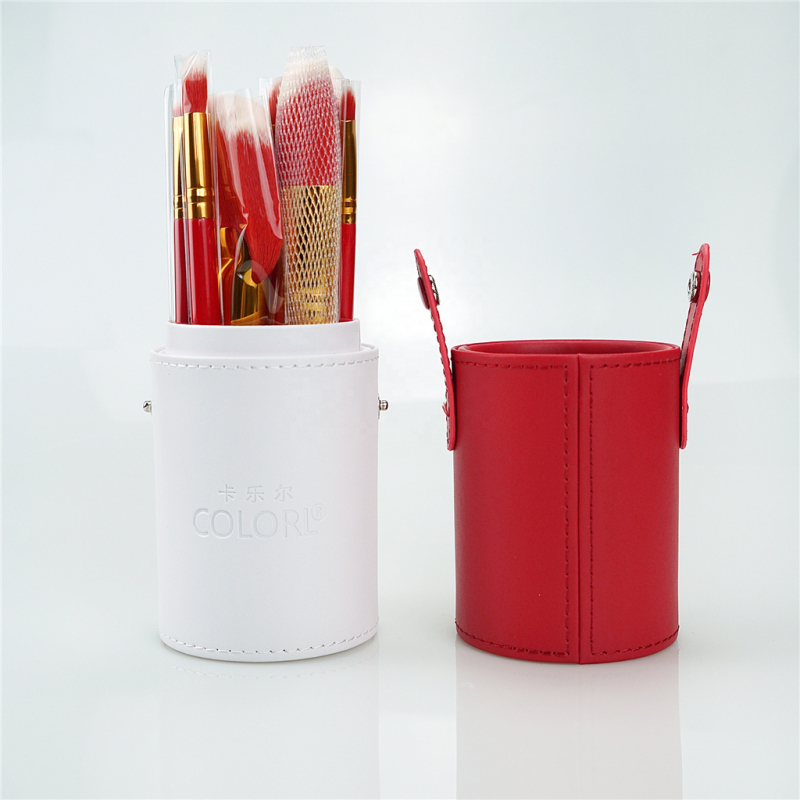 10Pcs Red Makeup Brushes Vegan Good Quality 2020 Hot New Arrivals Blending Brushes
