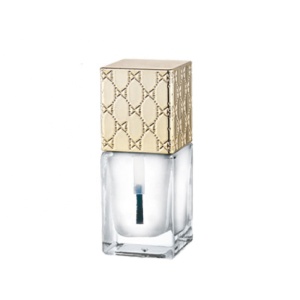 Manufacture high repurchase rate square shape 8ml, 10ml, 12ml private label nail polish bottle 