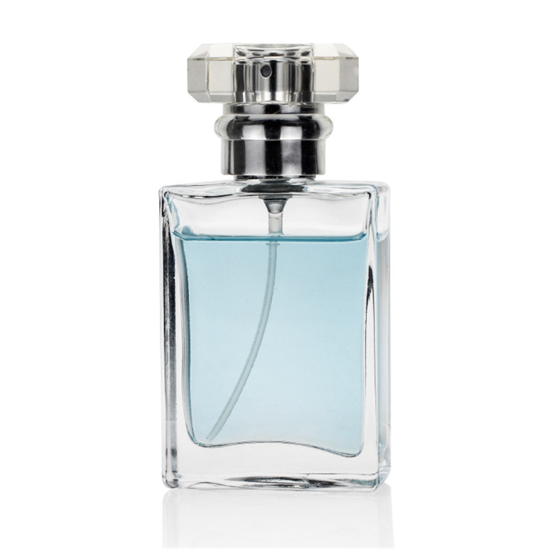 Wholesale Refillable Design 30ml Square Empty Perfume Atomizer Glass Spray Pump Bottle