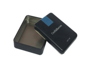 Wallet tin gift box,rectangular tin case,tin box for gift packing