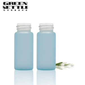 Blue empty glass perfume bottle , 10 ML perfume glass bottle essential oil bottle 