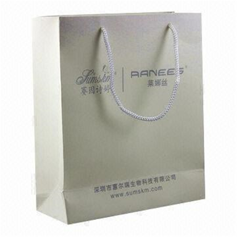 Paper Packaging Gift Box with Portable Handle, Customized Designs are Welcome 